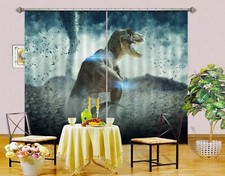 3D Tornado Dinosaur ZHUA2151 Photo Curtain Window Blockout Fabric Amy 2023