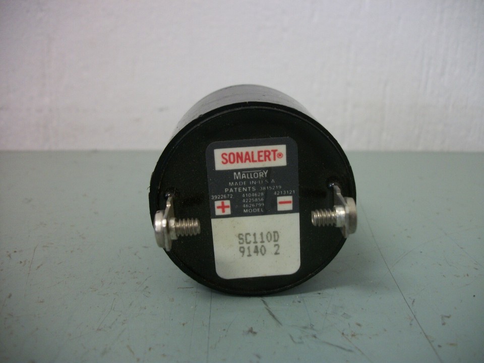 Avertisseur Sonore (Buzzer) Mallory Sonalert SC110D – 30-120V AC – Pour Alarme & Signalisation Industrielle