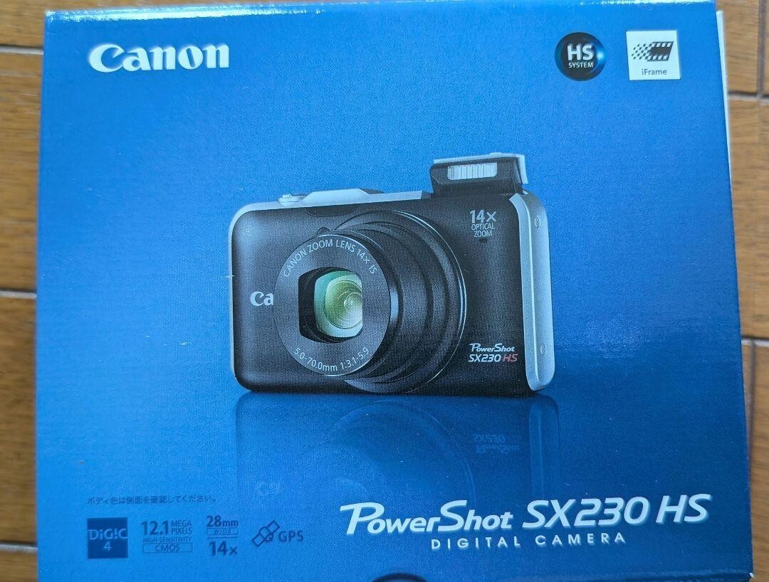 Canon PowerShot SX230 HS コンパクトデジタルカメラ 箱 Canon PowerShot SX230 HS 12.1MP Digital Camera - Black for