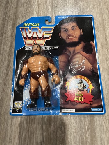 WWF wwe Vintage Wrestler Blue Card GIANT GONZALEZ ...