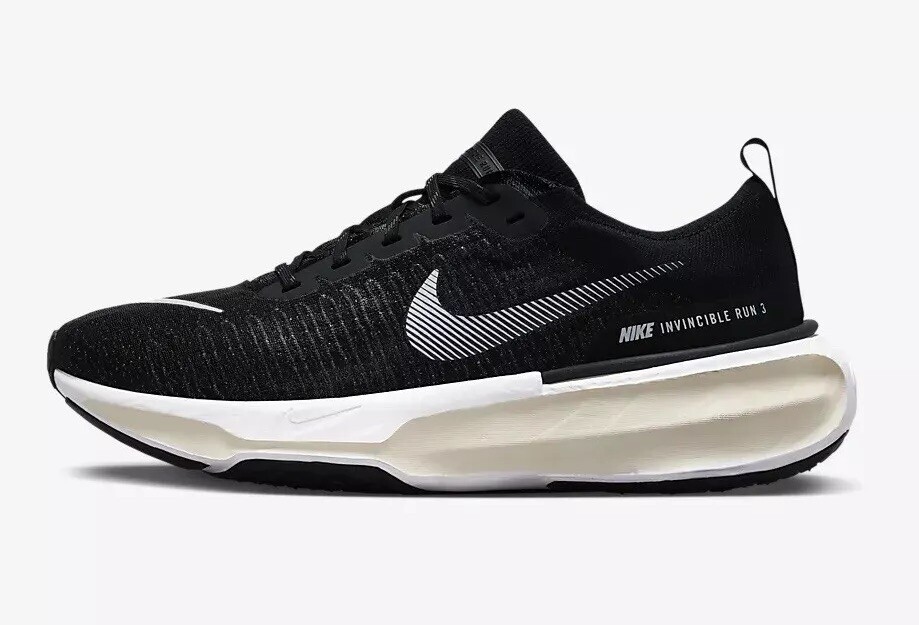 Nike ZoomX Invincible Run FK 3 Black White Mens Size US 12
