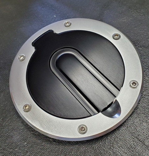 SHR Tru-Billet Anodized Fuel Door for 1994-2004 Mustang - Picture 2 of 2