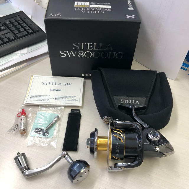 SHIMANO SW8000HG 【美品】 Shimano 13 Stella SW 8000HG Spinning Fishing jigging Reel
