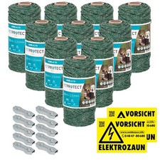 Weidezaunlitze 1000m Hundezaun Gartenzaun Elektrozaun Katzenzaun Haustierzaun