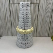 Plastic Bangle mounded elephant white