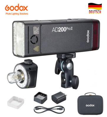 DE Godox AD200Pro II  Taschenblitz - HSS TTL Outdoor Wireless Light Speedlite