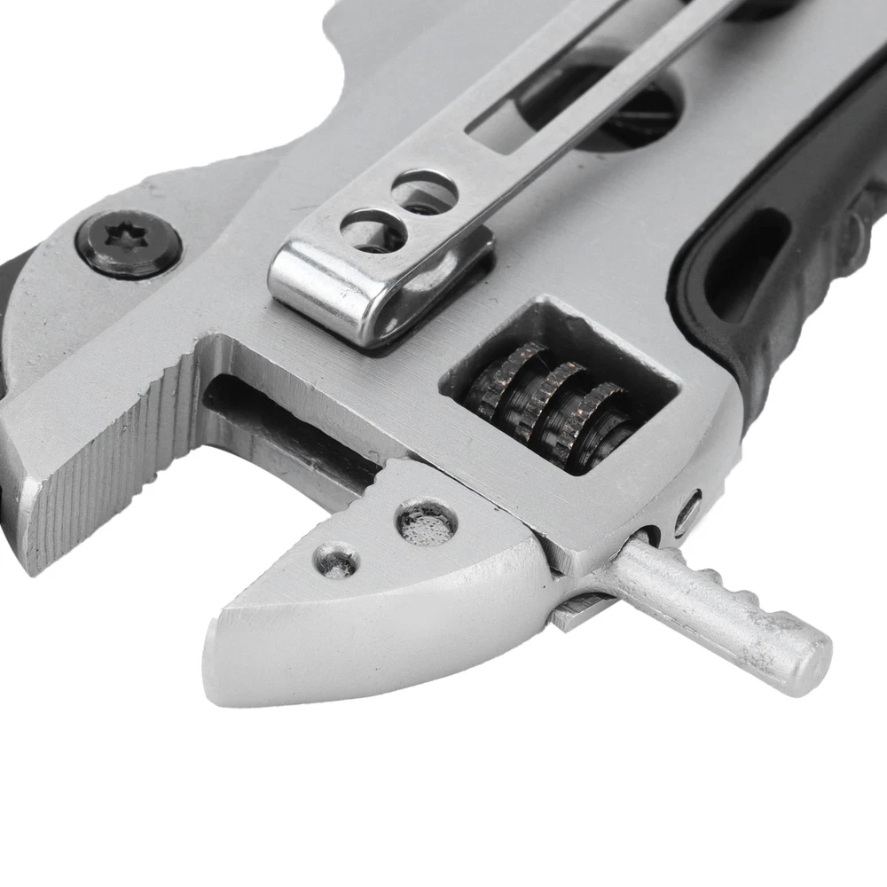 Multi Tool Adjustable Wrench Screwdriver Emergency Gear For Survival DEK