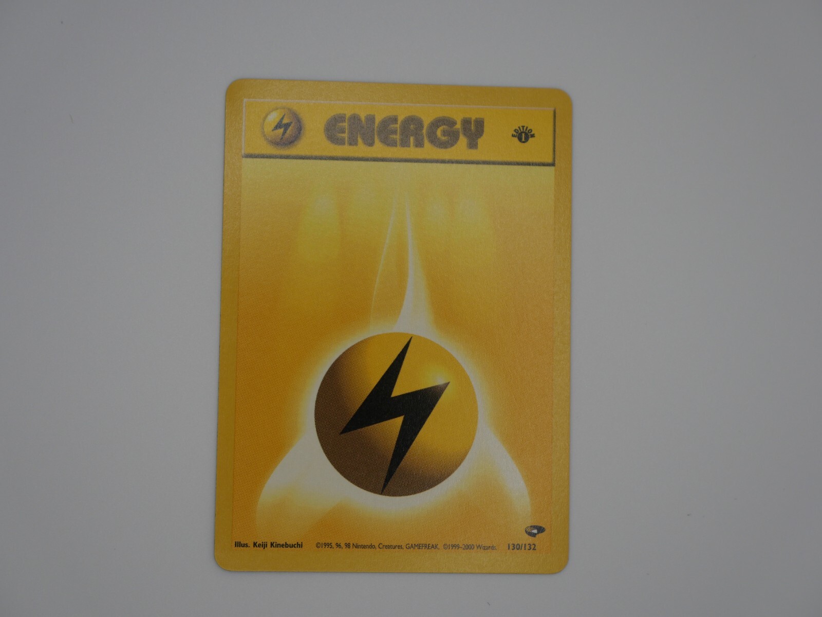 2000 Pokemon Gym Challenge 1st Edition Lightning Energy #130/132 MINT