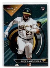 2023 Topps Finest Shea Langeliers RC #3 Athletics