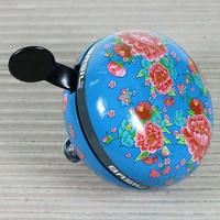 Basil Bloom Ding Dong Klingel Glocke - Farbe Diva Blue - Ø 80 Mm