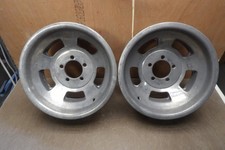 Halibrand 15 X 6 Magnesium 4-34 Wheels Rare Vintage Original Mag Gaser Rim Pair