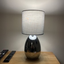 Next Chrome Bedside Table Lamp Used In Good Condition Comes with Bulb Included