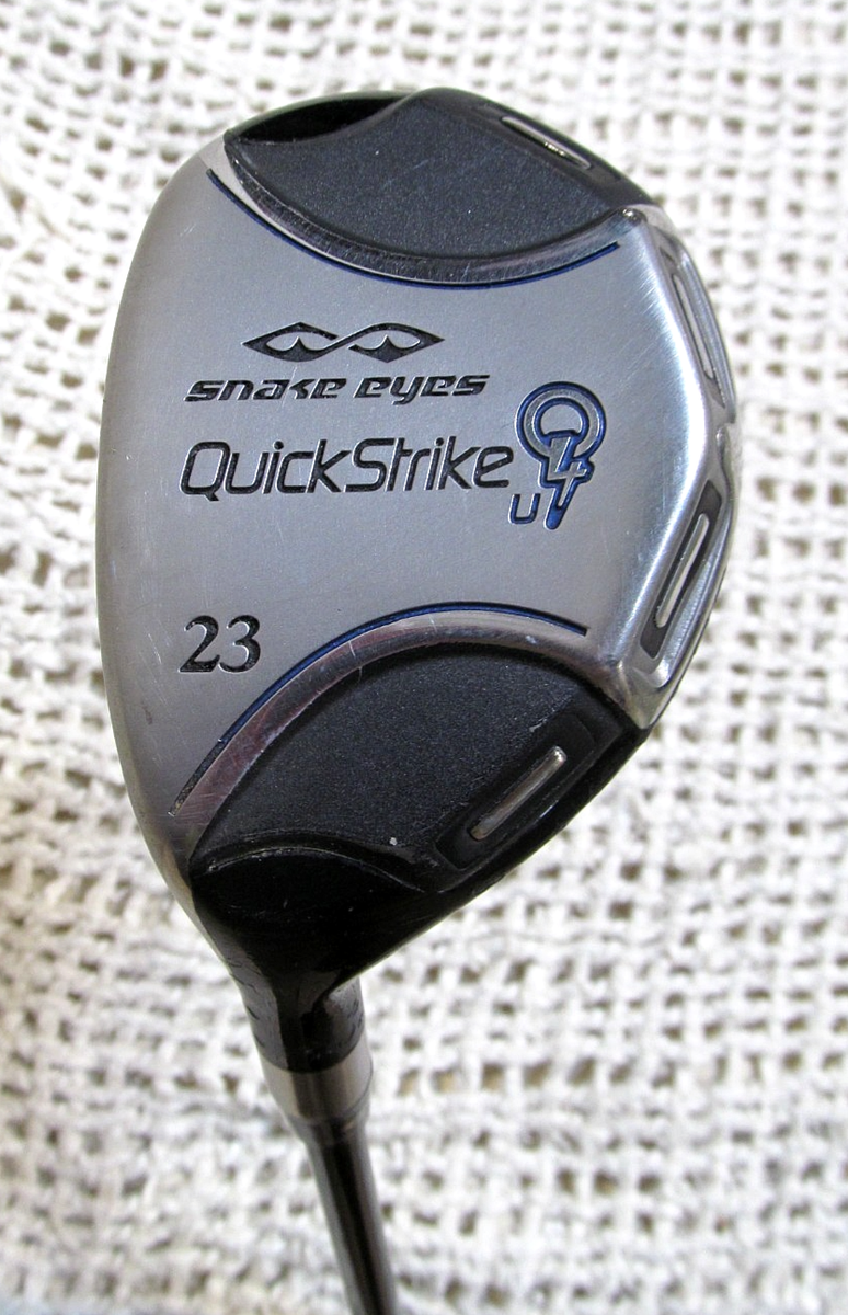 Snake Eyes QUICK STRIKE Q4U 23*Deg Hybrid LEFT-HAND ~ Senior Flex