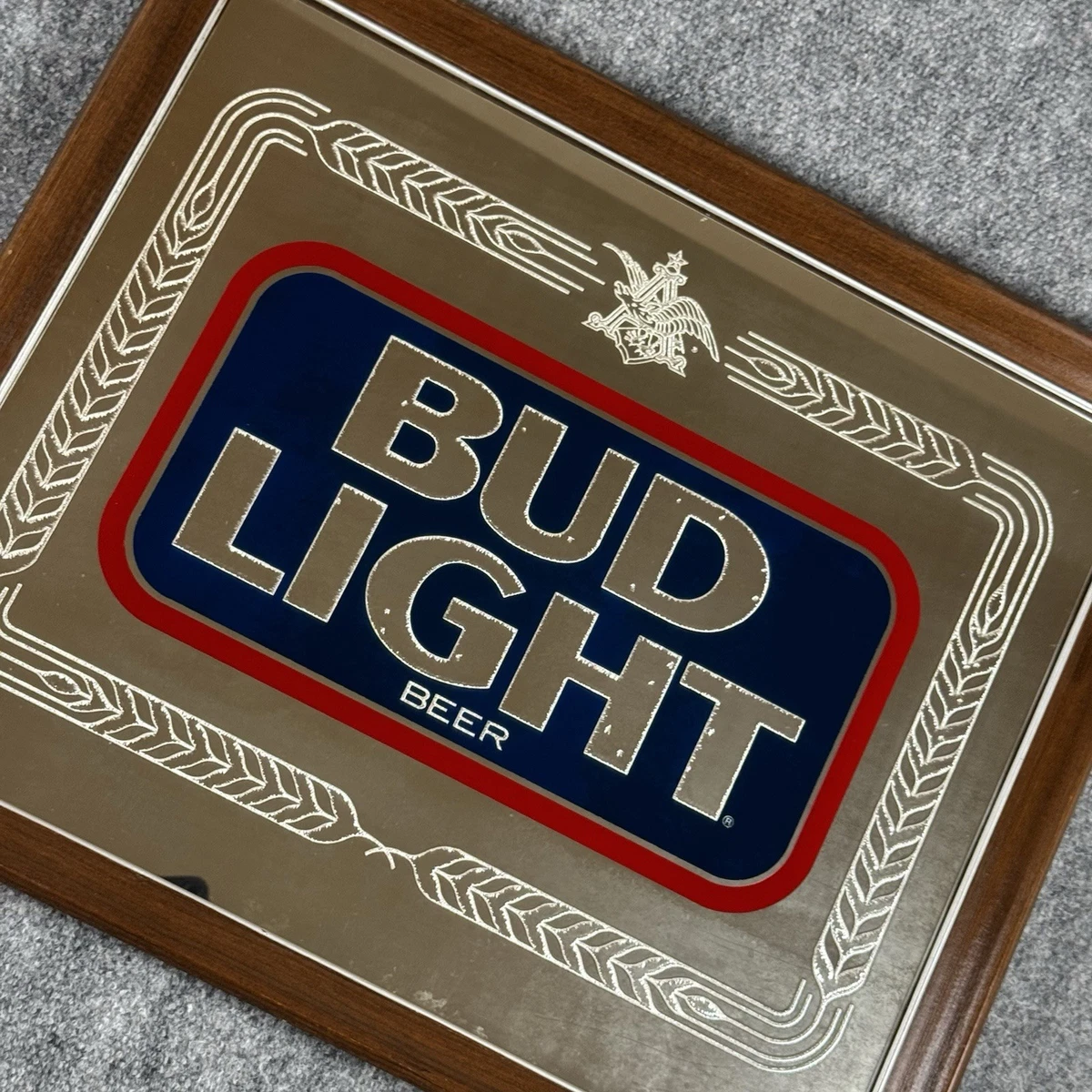 Bar Signs Mirrors In Collectible Budweiser Signs & Tins for sale