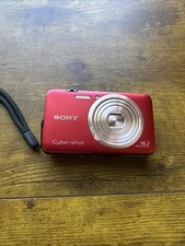 SONY Cyber-Shot DSC-WX9 Digital Camera 16.2 MP 5X Optical Zoom Auto Focus - Red