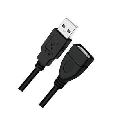 USB Verlängerungskabel 1m Datenkabel USB 2.0 AF-AM Kabel Adapter Schwarz