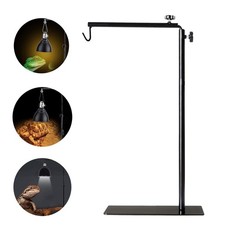 Reptile Lamp Stand Adjustable 15-31 Inch Floor Light Holder Lamp Hanging Brac...