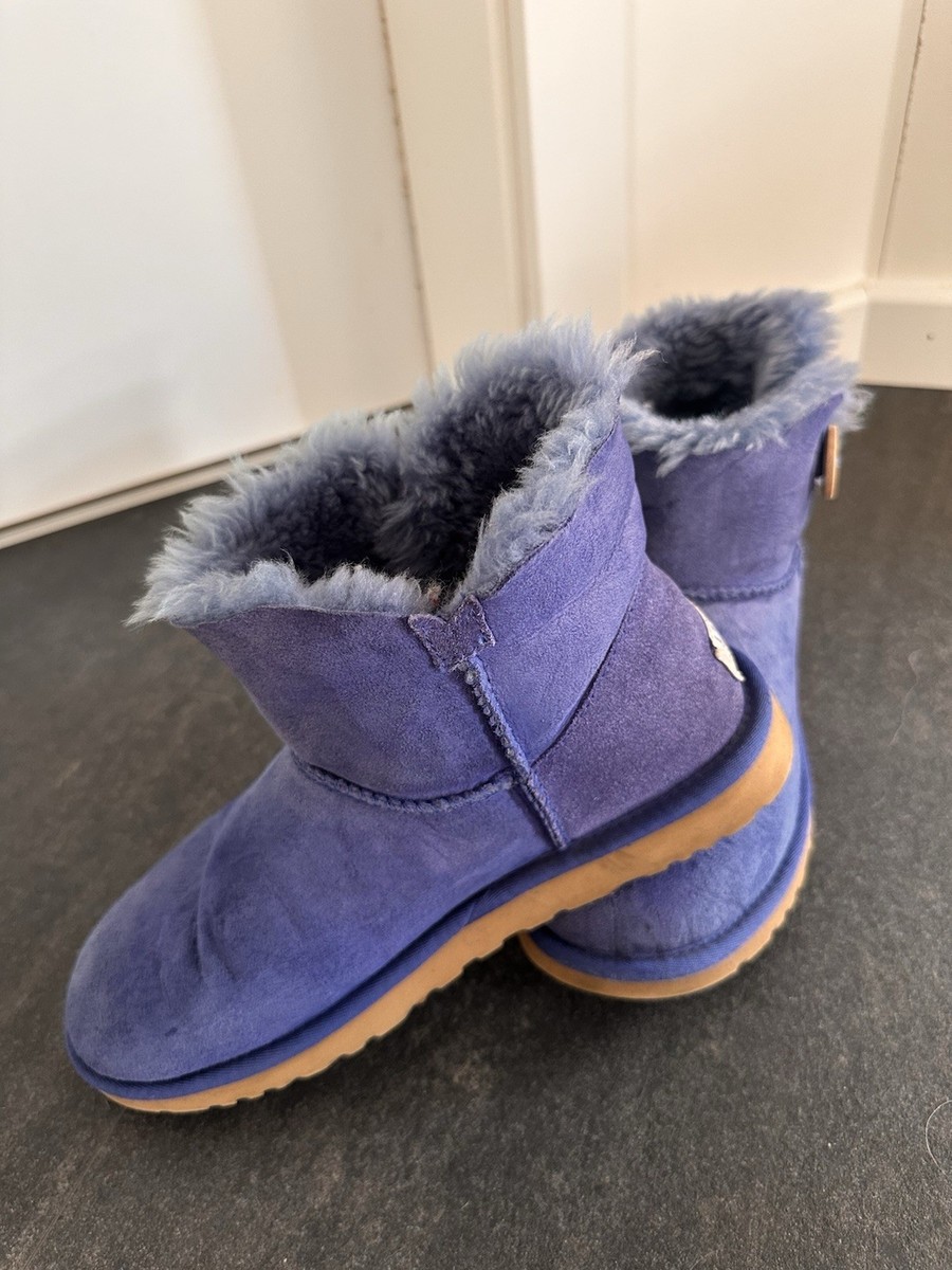 UGG Bailey Button Mini – Größe 40 – Blau – gebraucht, guter