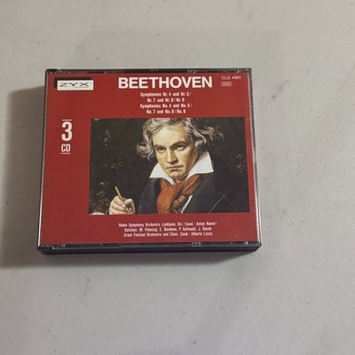 Beethoven   Symphonies 4,5,7,8,9 CD ZYX Classic Classical German