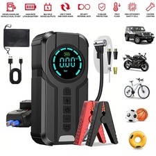 18000a Car Jump Starter W Air Compressor Tire Inflator Battery Booster Charger