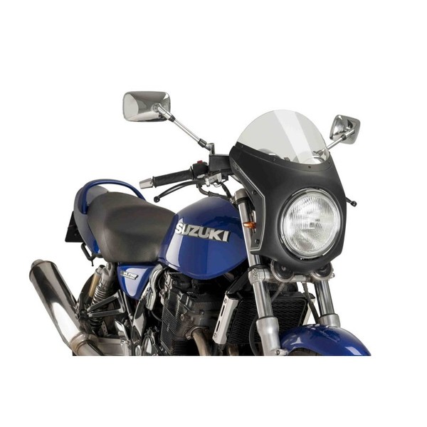Puig SEMI-FAIRED Windschild FUR Triumph Street Twin Gold Line 21-22 Light SMOKE--image