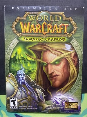 World of Warcraft The Burning Crusade 2007 Expansion Set PC Game Complete Manual