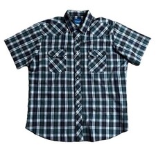 Wrangler Western Shirt Mens XL Pearl Snap Cowboy Vintage 90s