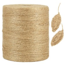 1500ft 1mm Natural Jute Twine Thin for Crafts