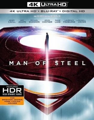 Man of Steel [New 4K UHD Blu-ray] 4K Mastering, UV/HD Digital Copy, 2 Pack