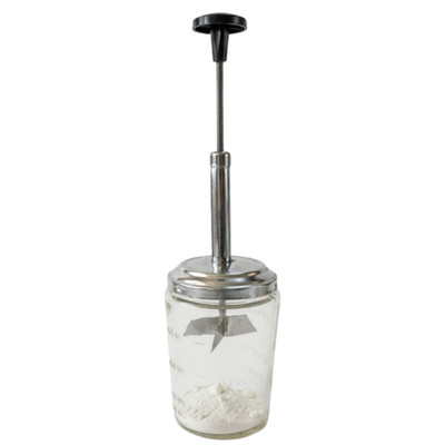 Vintage Acme Hand Food Chopper 1.5 Cup Onion Nut Grinder Black Silver