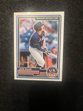 2023 Panini USA Baseball Stars & Stripes Jacob Wilson #84 Oakland Athletics RC