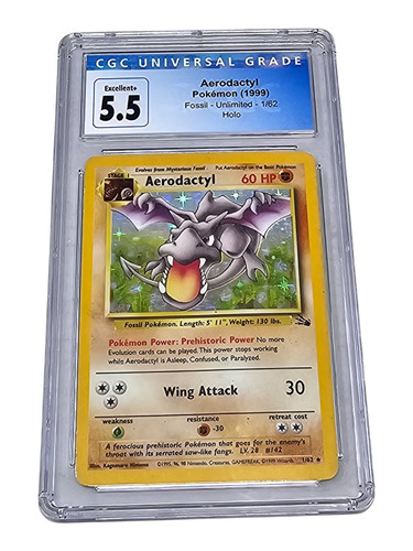 Aerodactyl (Unlimited) graded CGC 5.5 for sale on eBay