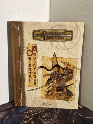 ORIENTAL ADVENTURES w/ Map Attached In Book 3E D&D d20 Dungeons & Dragons WotC