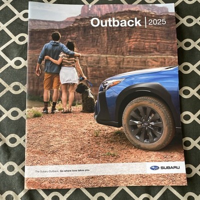 2025 Subaru OEM Outback 20 Page Color Sales Showroom Brochure, NEW Unused