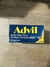Advil Ibuprofen Tablets 200 coated caplets EXP 11/2027