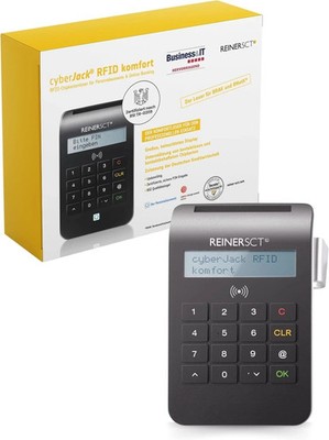 REINERSCT cyberJack RFID komfort - Chipkartenleser schwarz