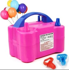 Electric Air Balloon Pump, Portable Dual Nozzle Electric Balloon Inflator