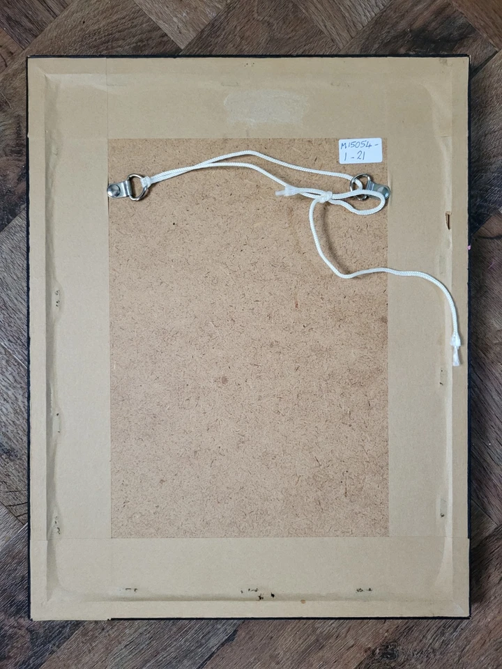 Antique 1848 Pen Ink Drawing Mustachioed Man Decorative Country/Town House Chic - Image 4 of 4