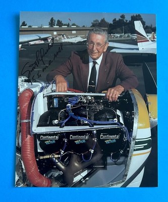Scott Crossfield (Frst Pilot Fly Twice The Speed of Sound) Hand Signed Photo 2