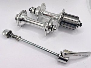 Moyeu Avant Shimano Dura-Ace Track HB-7710 - 28 Trous - Axe Plein 120mm Argent