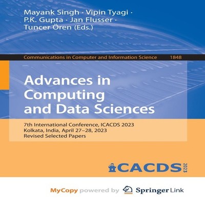 Advances in Computing and Data Sciences 7th International Confere