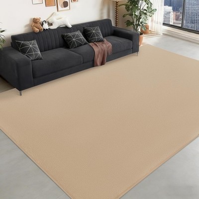 Large Area Rugs for Bedroom Living Room - 6x9 Feet Ultra Soft Beige Rug Thick...