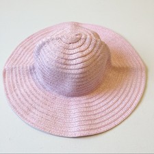 Old Navy wide brim beach hat pink Kids size S/M