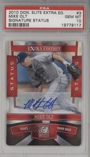 2010 Donruss Elite Extra Edition 6/50 Mike Olt #3 PSA 10 GEM MT Auto b7i
