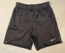 Nike Boys Shorts Gray Mesh Youth Medium 5-6 Years