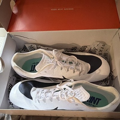 Nike Zoom Rival Sprint Track & Field Low Top Sneakers White/Black FZ9663-101