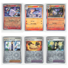 6x Litwick Lot 36 Scarlet Violet Series Obsidian Flames Pokemon Cards Collection