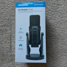 NEW SAMSON G-Track Pro Professional USB Condenser Microphone w/ Audio Interface
