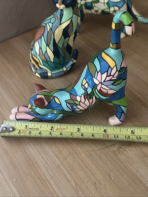 Purr-fect Reflections of Tiffany Collection Hamilton Cat Figurines