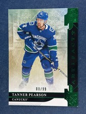 2019-20 Upper Deck Artifacts Emerald #98 Tanner Pearson Canucks /99